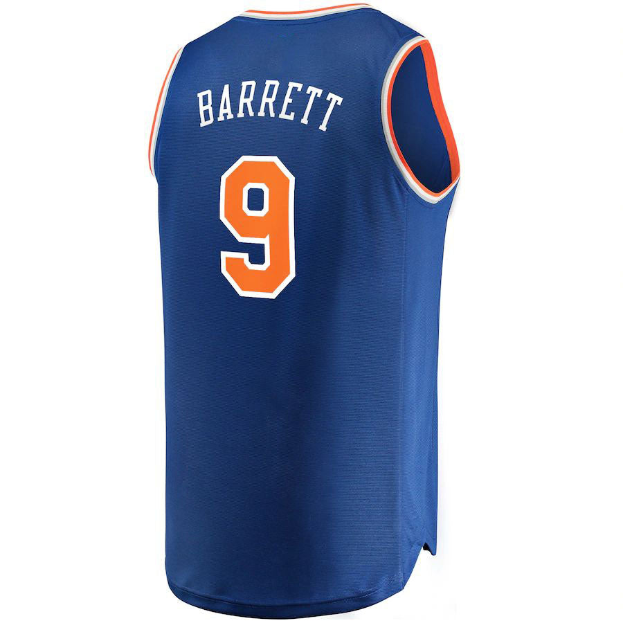 Custom #9 Blue NYK Basketball Shirt Top