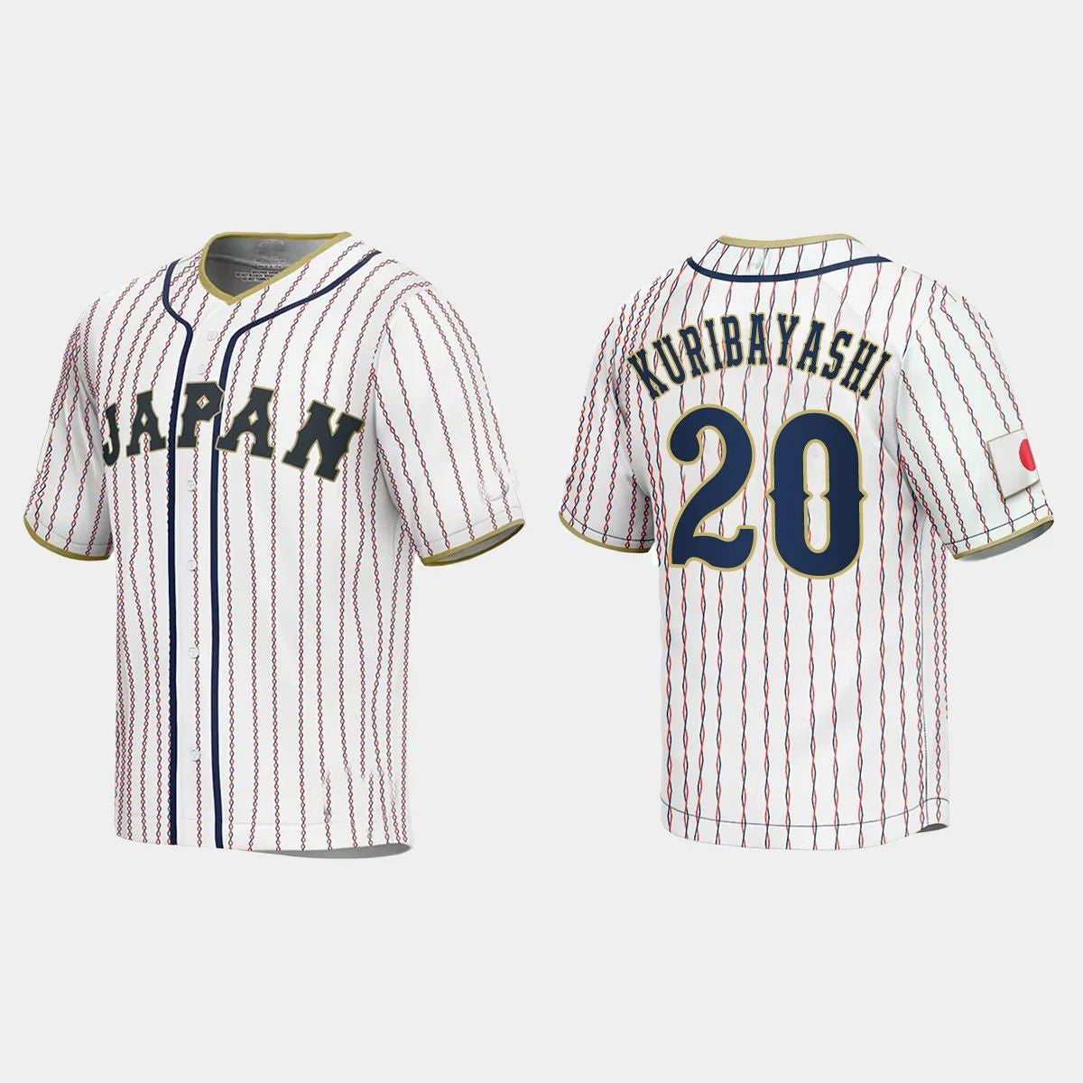 Custom #20 White 2023 Baseball Shirt Top