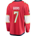 Custom #7 Red FLA Hockey Shirt Top