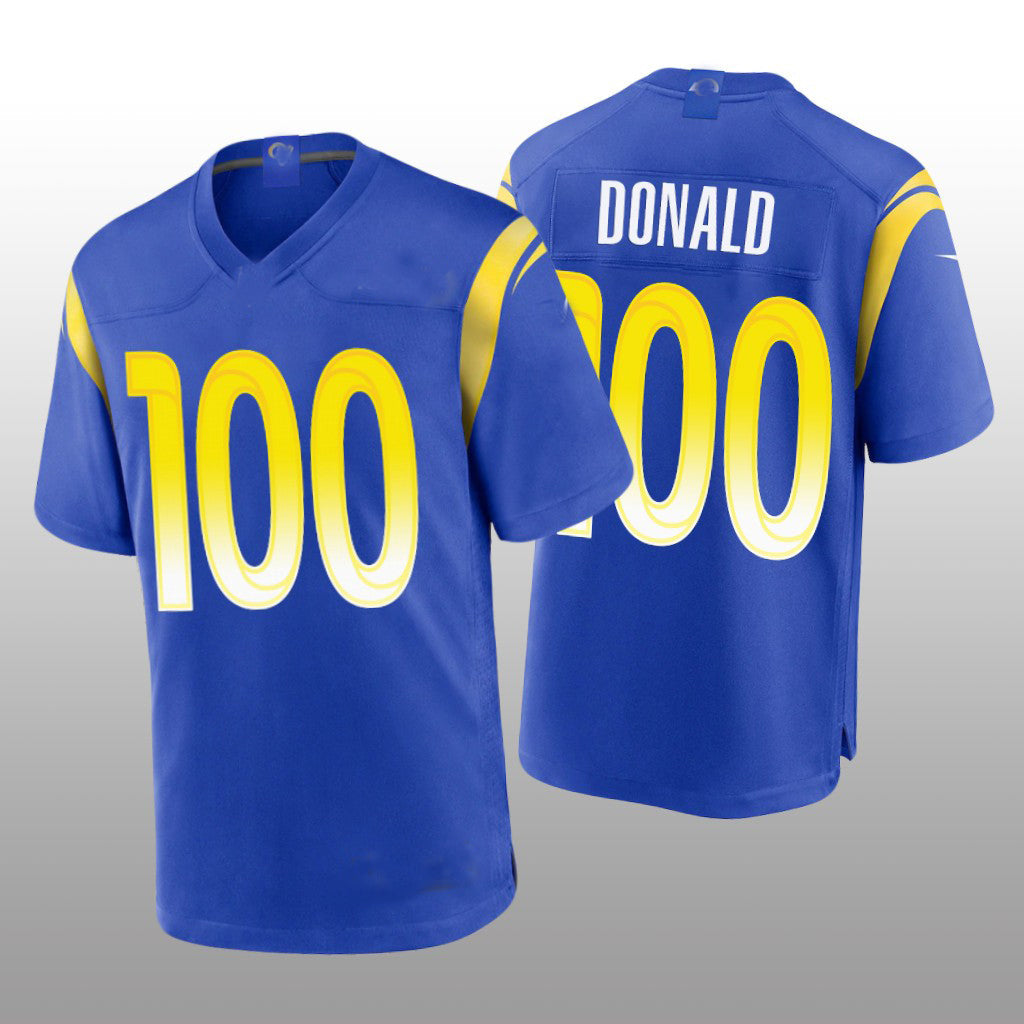 Custom #100 LAR Football Shirt Top