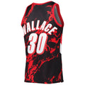 Custom #30 Black 1996 POR Basketball Shirt Top