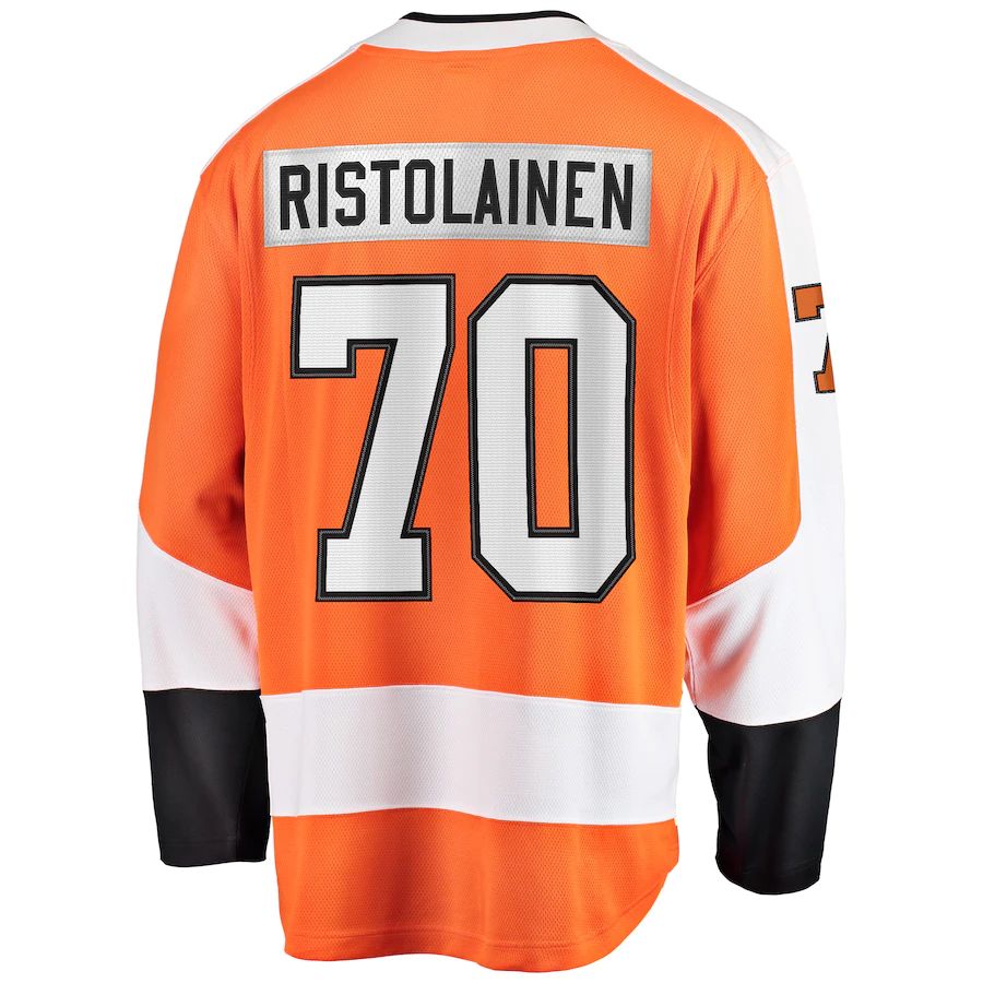 Custom #70 Orange PHI Hockey Shirt Top