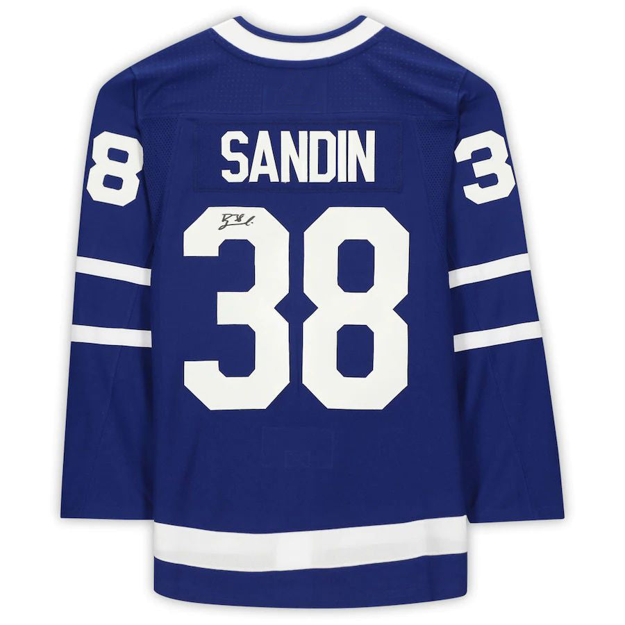 Custom #38 Blue TOR Hockey Shirt Top