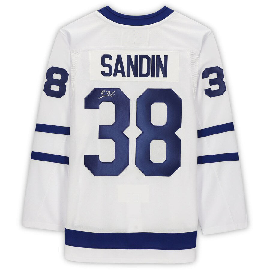 Custom #38 White TOR Hockey Shirt Top