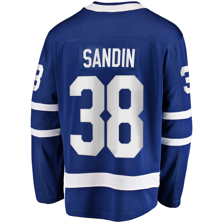 Custom #38 Blue TOR Hockey Shirt Top