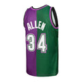 Custom #34 Green 1996 MIL Basketball Shirt Top