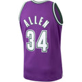 Custom #34 Purple 2000 MIL Basketball Shirt Top