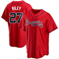 Custom #27 Red ATL Baseball Shirt Top