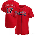 Custom #17 Red ATL Baseball Shirt Top