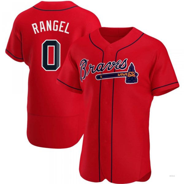 Custom #0 Red ATL Baseball Shirt Top