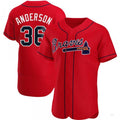Custom #36 Red ATL Baseball Shirt Top