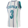 Custom #3 White 1988 CHA Basketball Shirt Top
