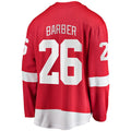 Custom #26 Red DET Hockey Shirt Top