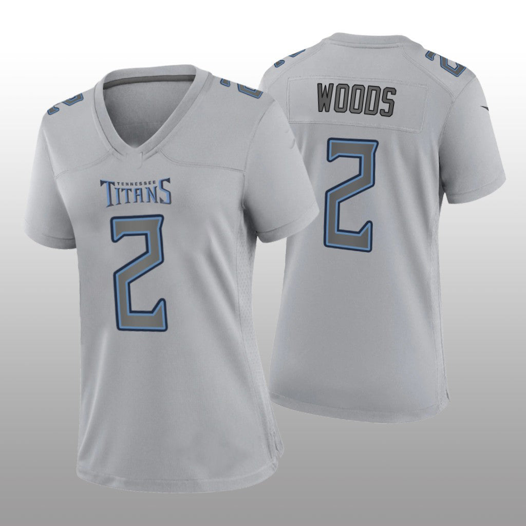 Custom #2 Gray TEN Football Shirt Top