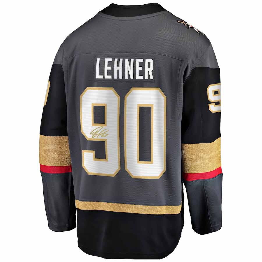 Custom #90 Black VGK Hockey Shirt Top
