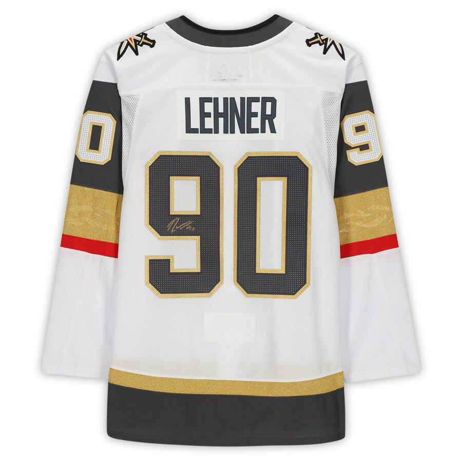 Custom #90 White VGK Hockey Shirt Top