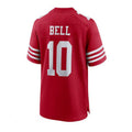 Custom #10 Scarlet SF Football Shirt Top