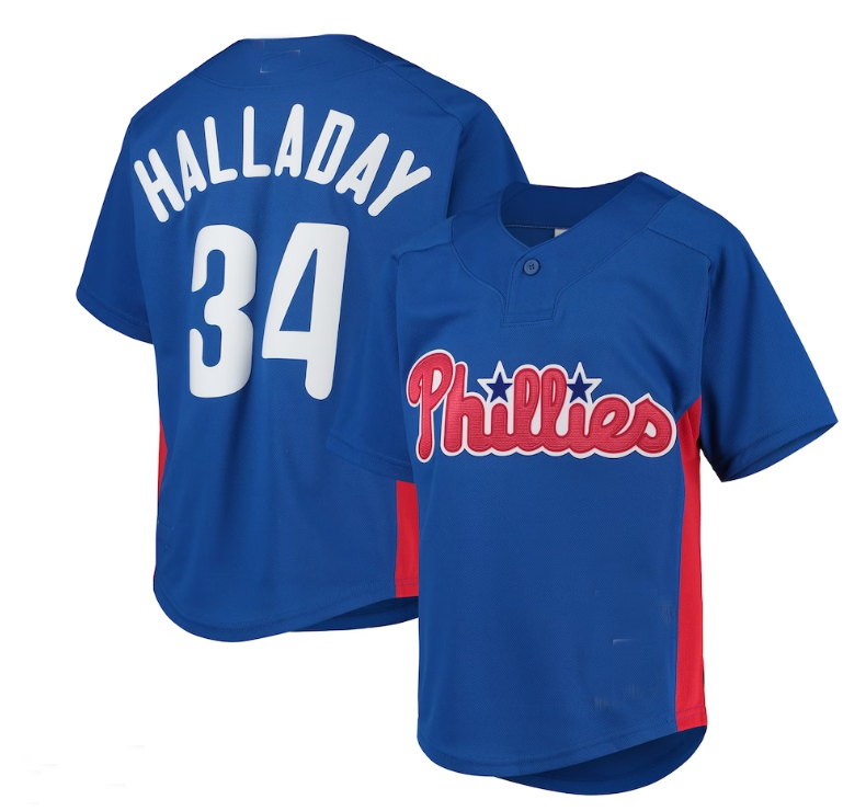 Custom #34 PHI Baseball Shirt Top