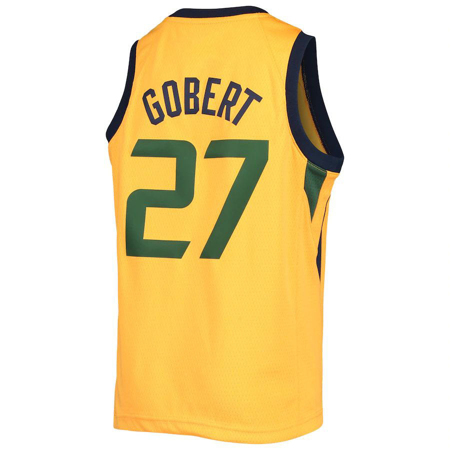 Custom #27 Gold 2020 UTA Basketball Shirt Top