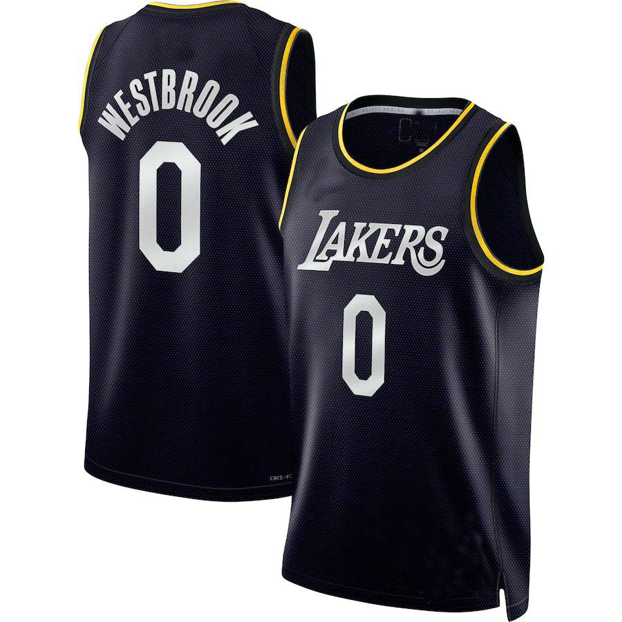 Custom #0 Black 2022 LAL Basketball Shirt Top