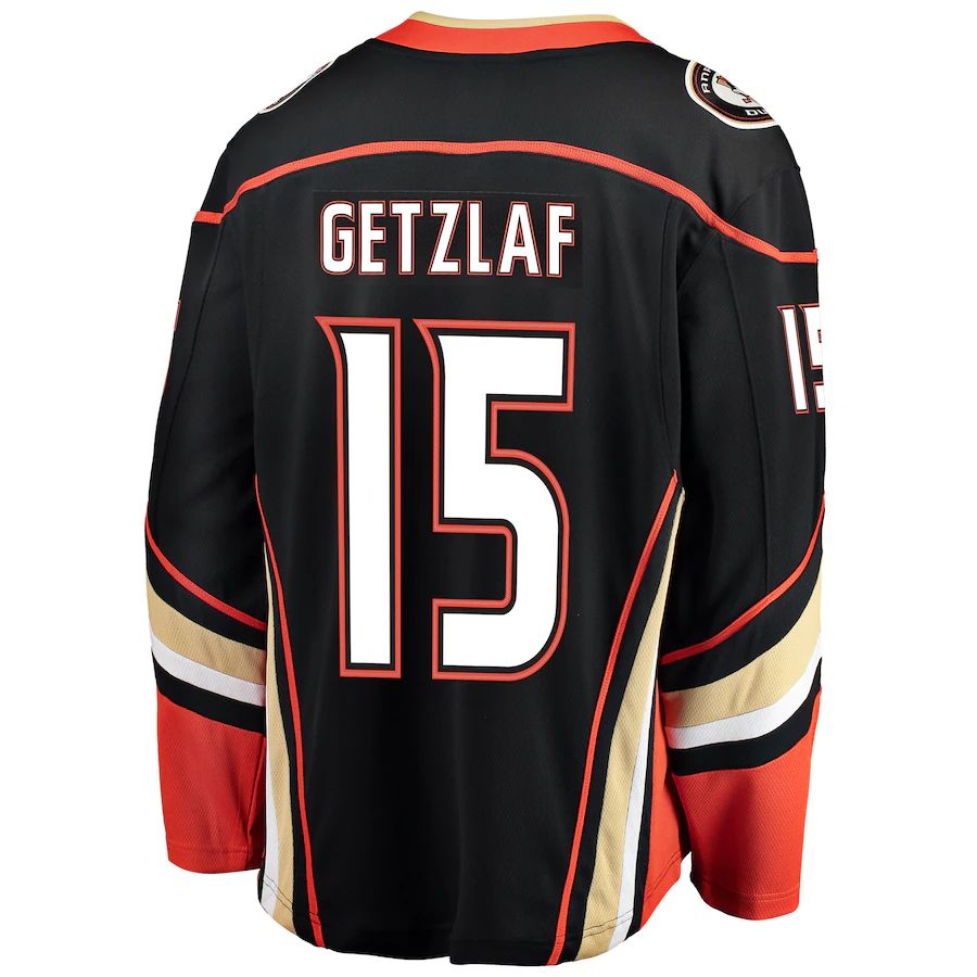 Custom #15 Black Hockey Shirt Top