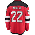 Custom #22 Red NJD Hockey Shirt Top