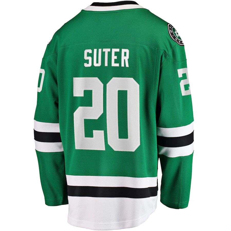 Custom #20 Green DAL Hockey Shirt Top