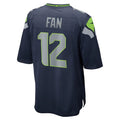 Custom #12 Navy SEA Football Shirt Top