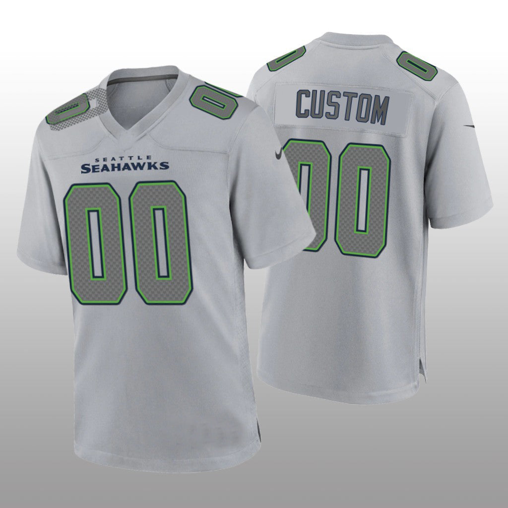 Custom Gray SEA Football Shirt Top