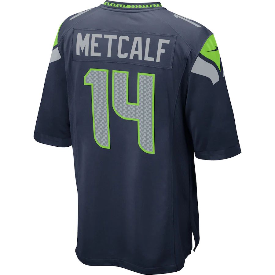 Custom #14 Navy SEA Football Shirt Top