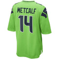 Custom #14 Neon Green SEA Football Shirt Top