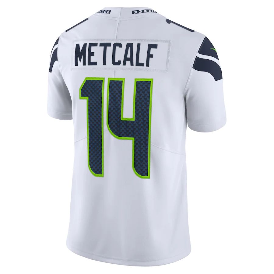 Custom #14 White SEA Football Shirt Top