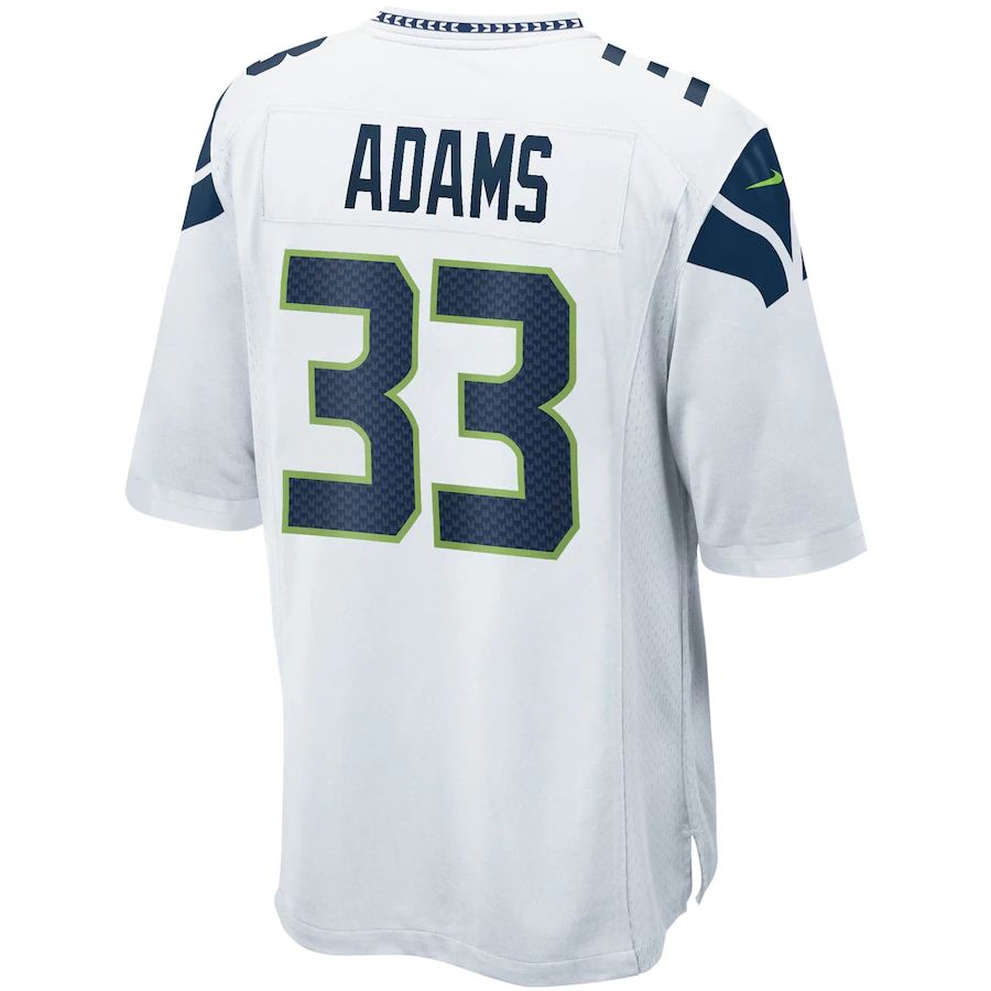 Custom #33 White SEA Football Shirt Top