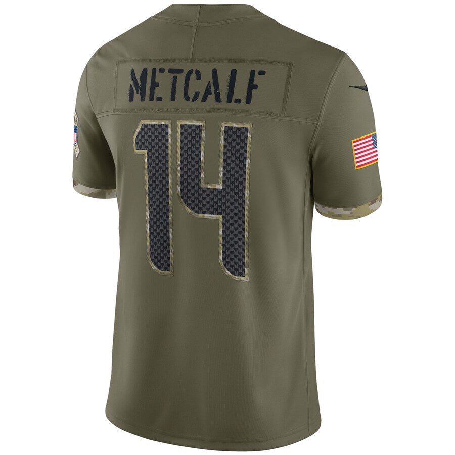 Custom #14 Olive 2022 SEA Football Shirt Top