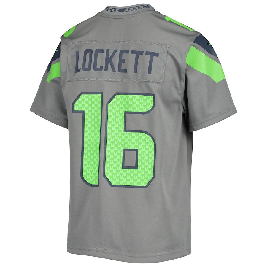 Custom #16 Gray SEA Football Shirt Top