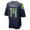 Custom #14 Navy SEA Football Shirt Top