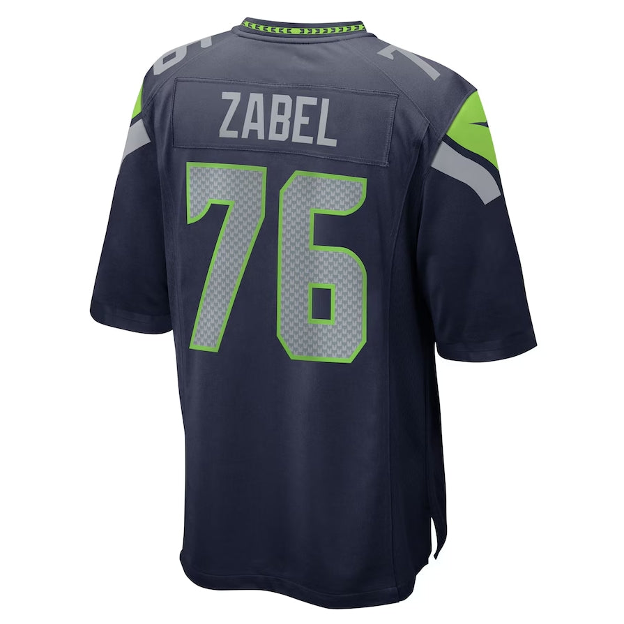 Custom #76 Grey SEA Football Shirt Top