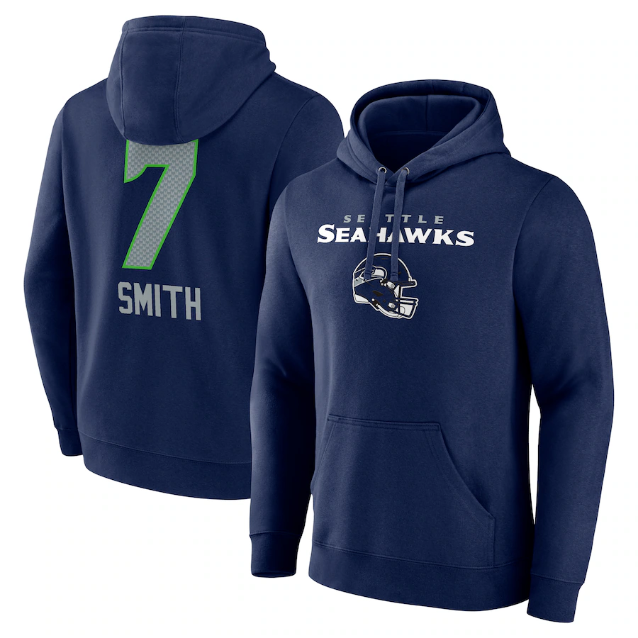 Custom #7 Navy SEA Football Shirt Top