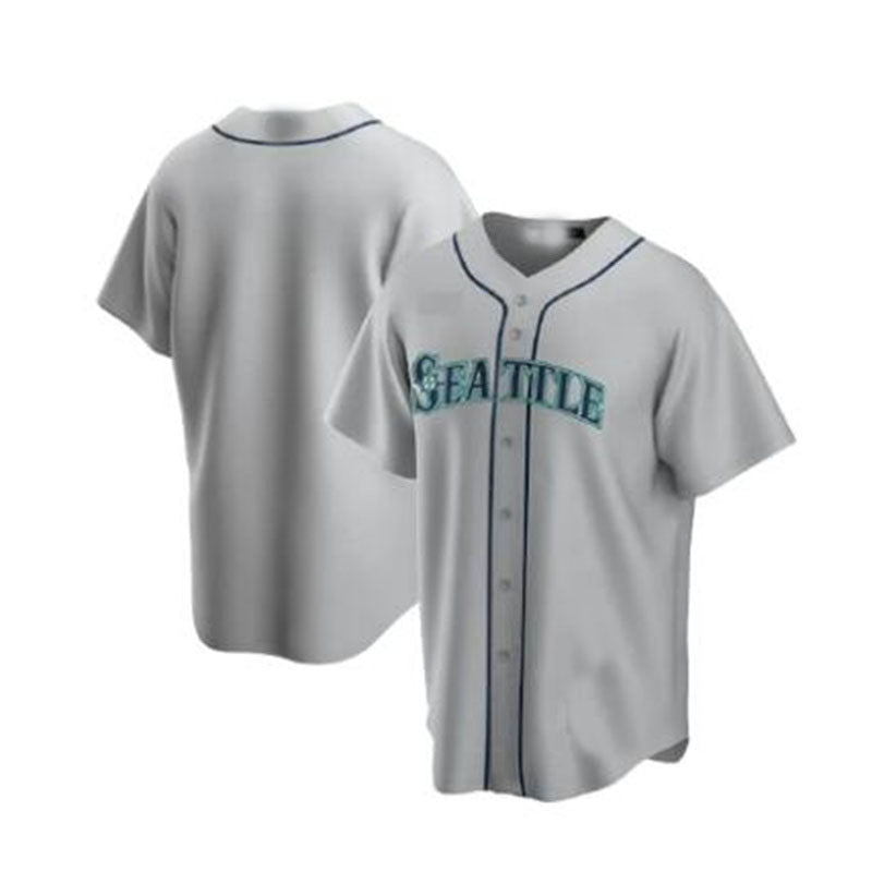 Custom #44 Gray SEA Baseball Shirt Top