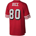 Custom #80 Scarlet 1994 SF Football Shirt Top