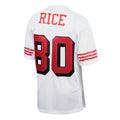 Custom #80 White 1994 Throwback SF Football Shirt Top
