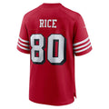 Custom #80 Scarlet SF Football Shirt Top