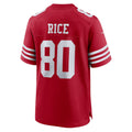 Custom #80 Scarlet SF Football Shirt Top