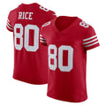 Custom #80 Scarlet SF Football Shirt Top