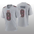 Custom #8 Gray SF Football Shirt Top