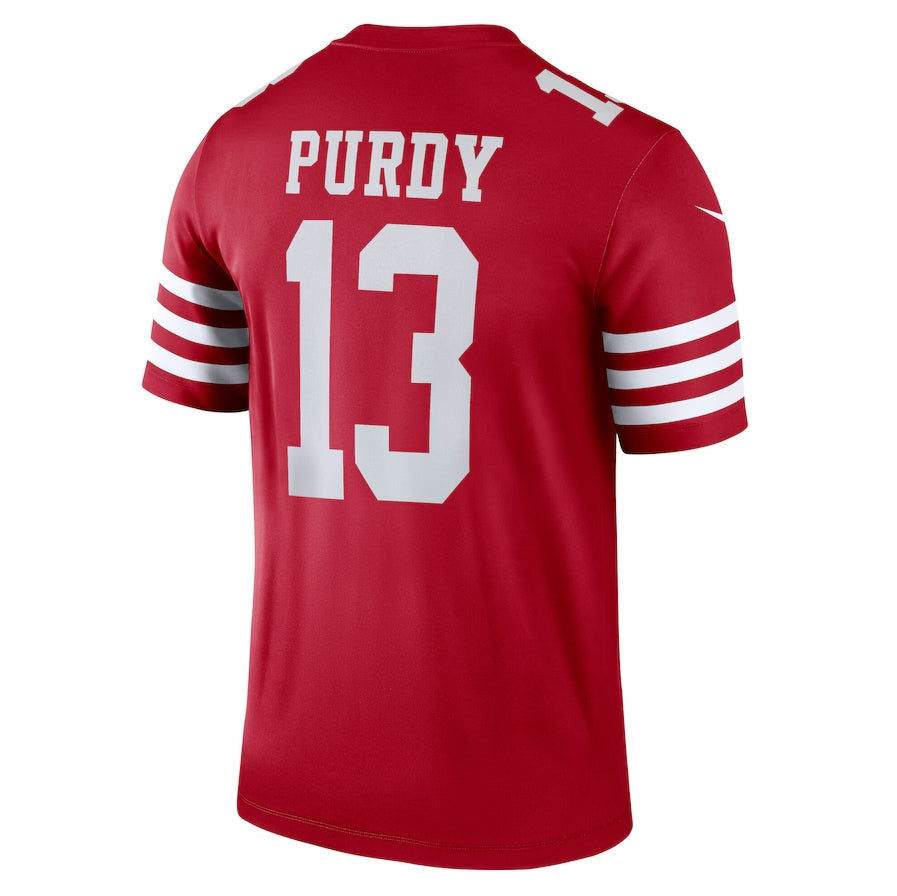 Custom #13 Scarlet SF Football Shirt Top