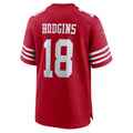 Custom #18 Scarlet SF Football Shirt Top