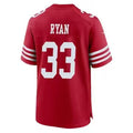 Custom #33 Red SF Football Shirt Top