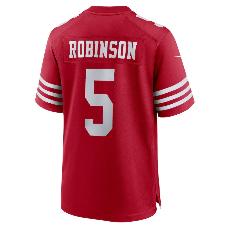 Custom #5 Scarlet SF Football Shirt Top