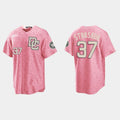 Custom #37 Pink City Connect WSH Baseball Shirt Top